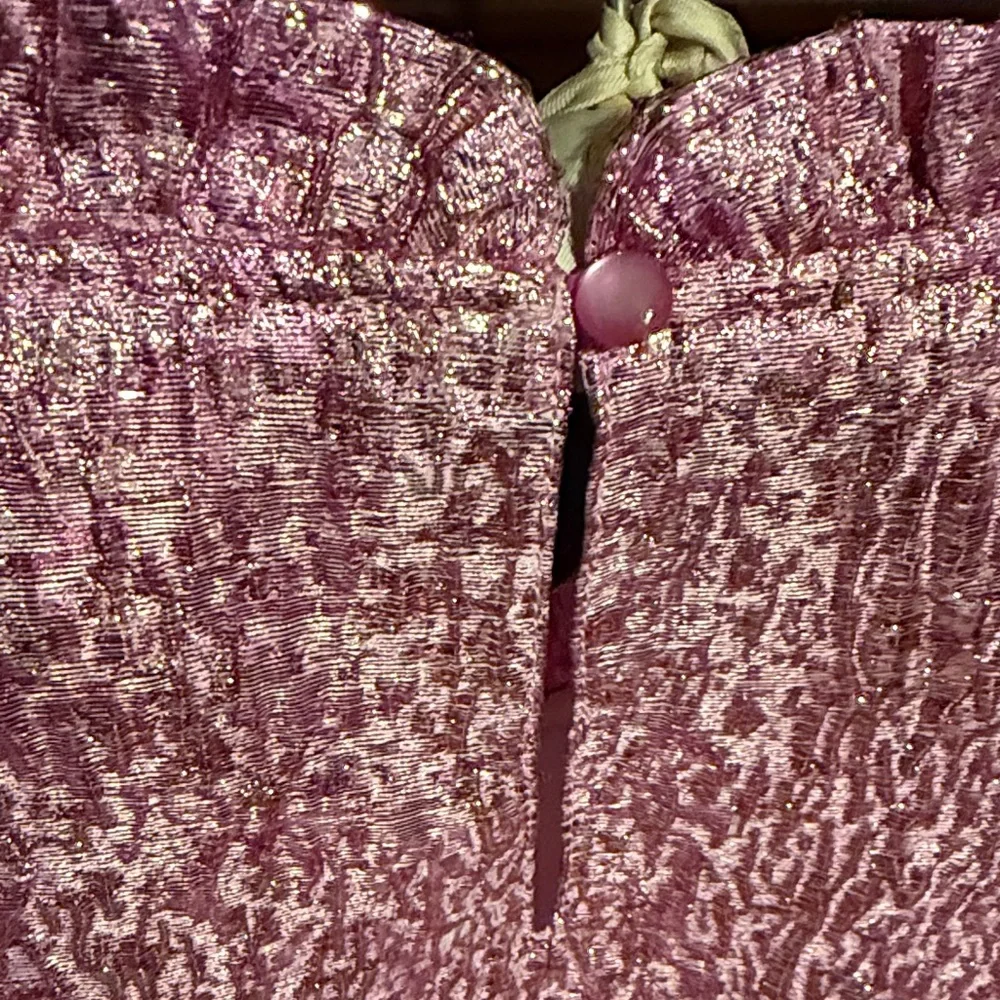 Pink Ruffled Mini Dress - Picture 3 of 4